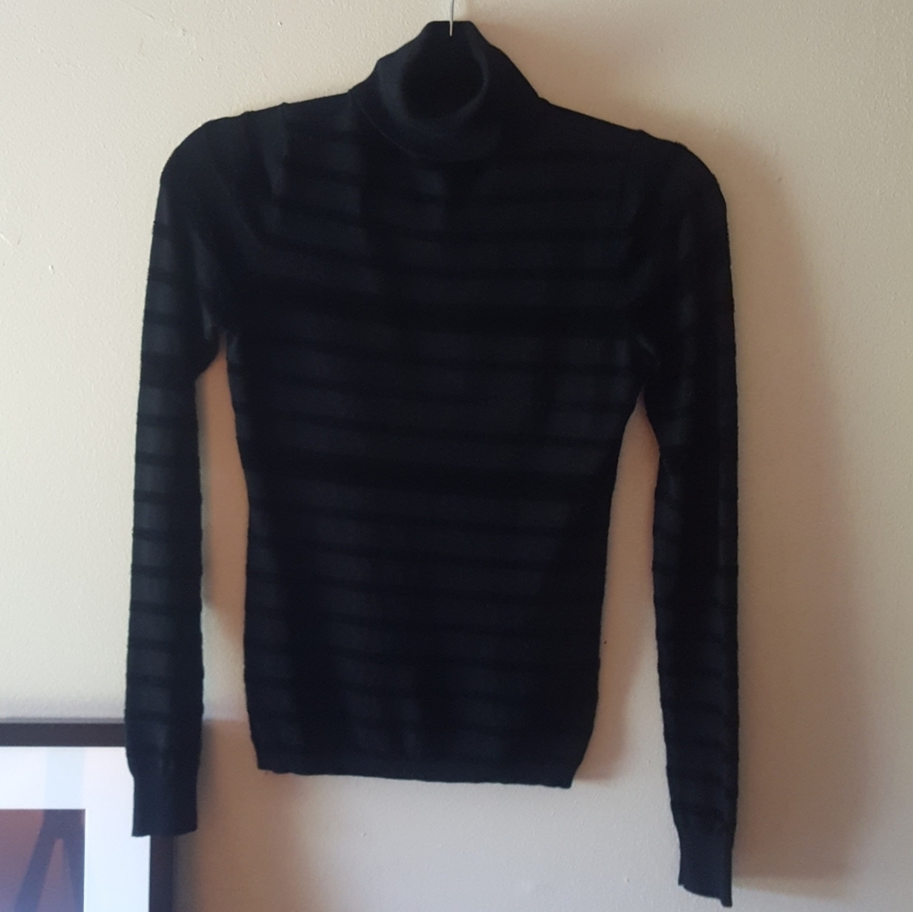 Guess Long Sleeve Black Turtleneck Sweater